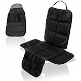 【キックガード付き】 チャイルドシート 保護マット ISOFIX対応 車 シートカバー 汚れ防止 傷防止