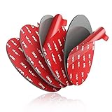 Sticky Adhesive Replacement for Dashboard Suction Cup Mount, 80mm (3.15') VOLPORT 4pcs 3M VHB Circle Double-Sided Extra Strong Adhesive Sticker Tapes for Dash/Camera/GPS/Ipad/Car Phone Sucker Holders