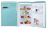 Amica Retro Nostalgie Vollraumkühlschrank Türkis/Hellblau 120 L Vollraum freihstehend VKS 15622T