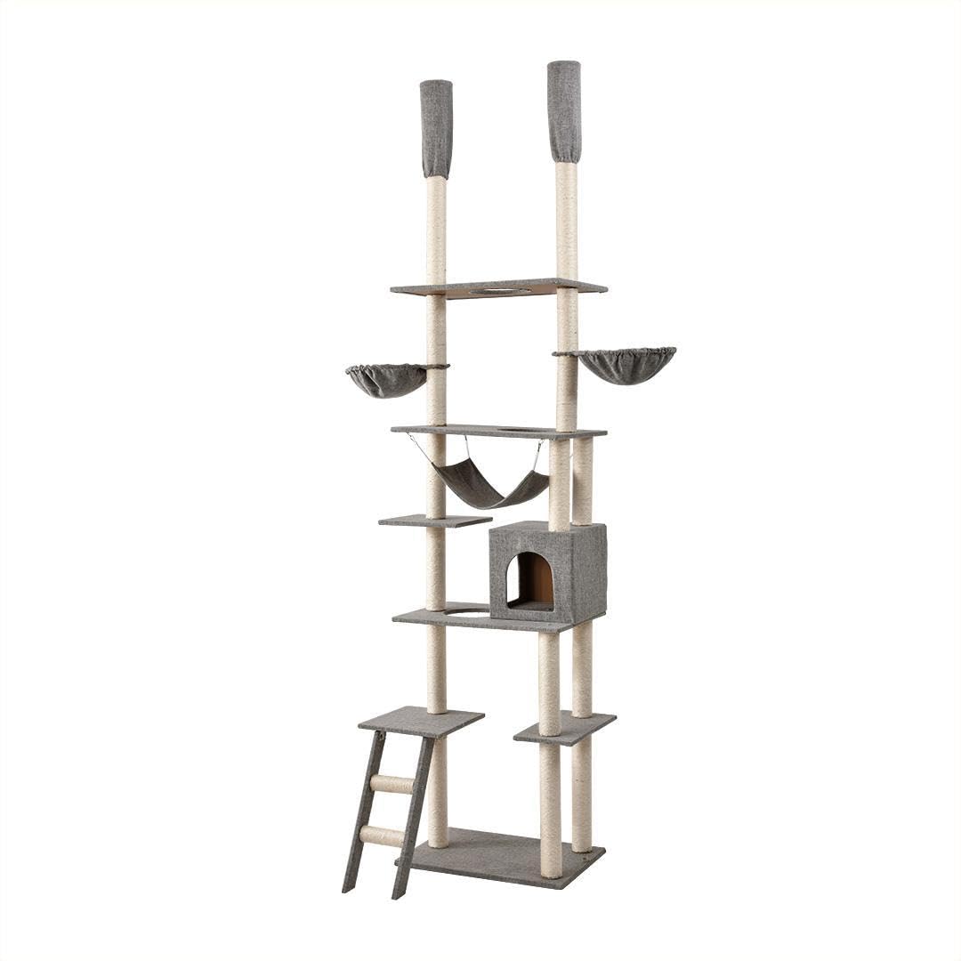 Amazon.co.jp: 【グレー】 突っ張り 全高235-258cm 遊び道具 室内