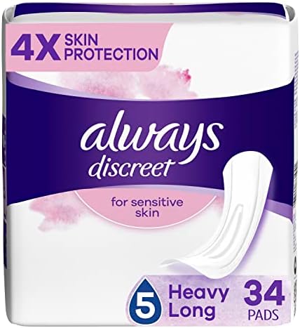 Amazon.com: Always Discreet Incontinence Pads for Bladder Leaks