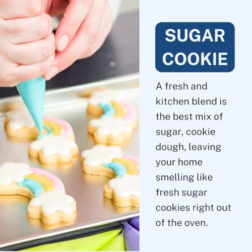 Image of C&E Craft Co Hanging Car Air Freshener Diffuser 2 Pack, Long Lasting Fragrance Oil Car Freshener, Glass Bottle Auto Air Freshener, Made in USA (Cinnamon Sugar + Sugar Cookie)