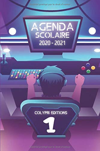 Télécharger Agenda Scolaire 2020 2021: Agenda Gamer Journalier/Semainier - Année scolaire - Collège et Lycée Francais PDF