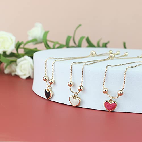 SmileBelle Best Friendship Gifts Best Friendship Bracelets for 2/3 Sisters Bridesmaid Bracelets, Best Friend 14K Gold Adjustable Besties Matching Bracelet, Friendship Jewelry as Gifts for Friends3