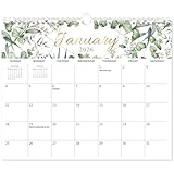 GuassLee Wall Calendar 2026, 18-Months Hanging Desk/Wall Calendar Runs From Jan. 2026 to Jun. 2027, 14
