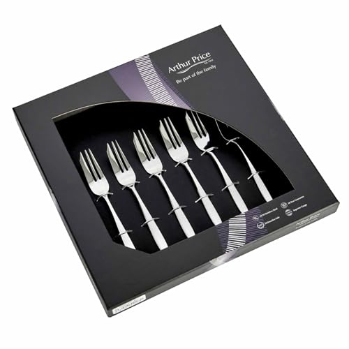 Arthur Price Cutlery Willow Set of 6 Pastry Forks