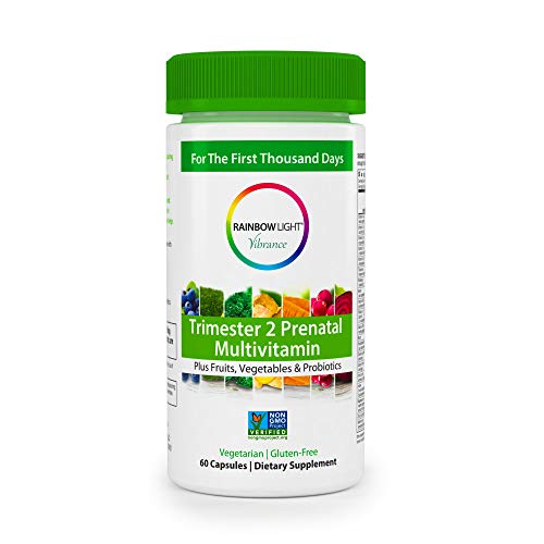 Rainbow Light Vibrance Trimester 2 Prenatal Multivitamin  60 Count