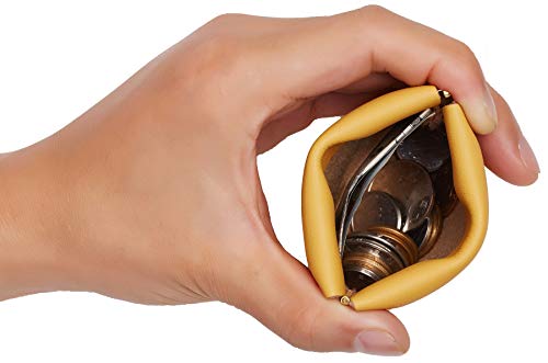 Image of Travelambo Leather Squeeze Coin Purse Pouch Change Holder For Men & Women 2 pcs set