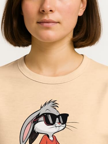 Image of HELLCAT Mulitcolor Trendy Printed Body Fit T-Shirt for Women | Pack of 1 T-Shirt