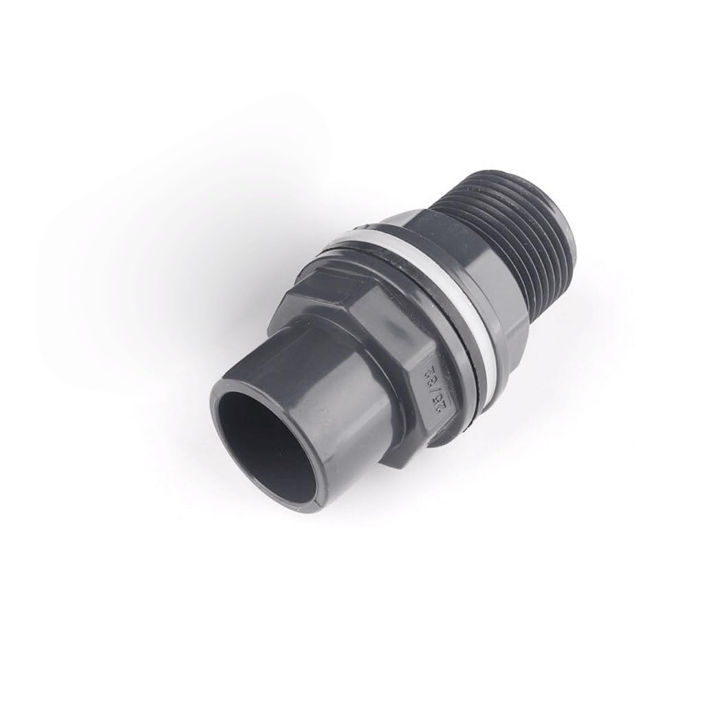 Adaptador de Tanque de Agua Conectores de tubería de PVC for Acuario, for jardín, Toma de Agua, Juntas de desbordamiento, Piscinas acuáticas, Herramientas de Bricolaje de UPVC.(32mm)