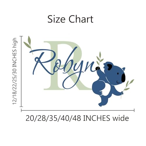 Vinilo Decorativo Personalizado Koala para Pared Infantil miniatura 6