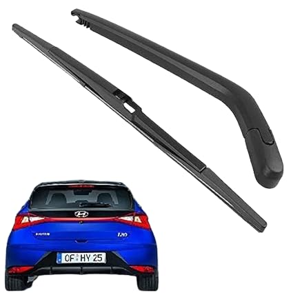 Buy N Bliss High Performance Rear Wiper Blade and Arm Compatible for Hyundai New I20 All Models (Set of 2)