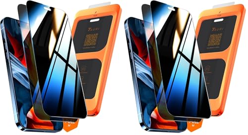 iPhone 16 Pro anti-espion verre trempé TAURI pour éviter rayures et bulles