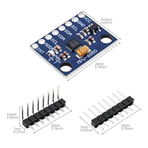 Gyroscope MPU-6050 stabilisateur 3 axes anti vibration pour robotique et Raspberry Pi