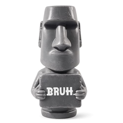 Estatua Moai Divertida Decoración de Escritorio miniatura 1