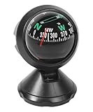 PAIYUE Car Compass,Car Accessories Adjustible Compass for Cars,Universal Automotive Mount Compasses Ball with Bottom Stick,Auto Guide Ball to Find Direction,Suitable for Most Boats,SUVs,Trucks,RVs