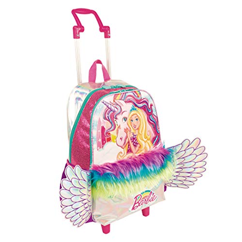 Kit Mochila Infantil Barbie Dreamtopia Lancheira Estojo Sestini