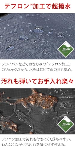 LAD WEATHER キッズリュック ブラック