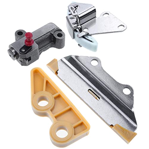 A-Premium Engine Timing Chain Kit W/Tensioner [Fits Dohc, 4Cyl 2.4L Only] Compatible With Acura Ilx, Tsx 09-14 & Honda Accord 08-12, Civic 12-15, Cr-V 10-14, Crosstour 12-15, Replace# 14401R40A01 #TOP6