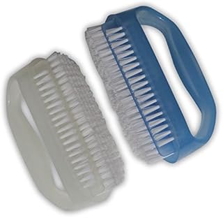 Coralpearl Hand Finger Nail Scrub Brush Set with Cuticle Remover for Deep Cleaning Small Scrubber Cleaner Tool for Men Women Gardener,Auto Mechanic,Kitchen Sink,Bathroom Bath Tub,Laundry,Shower (2)