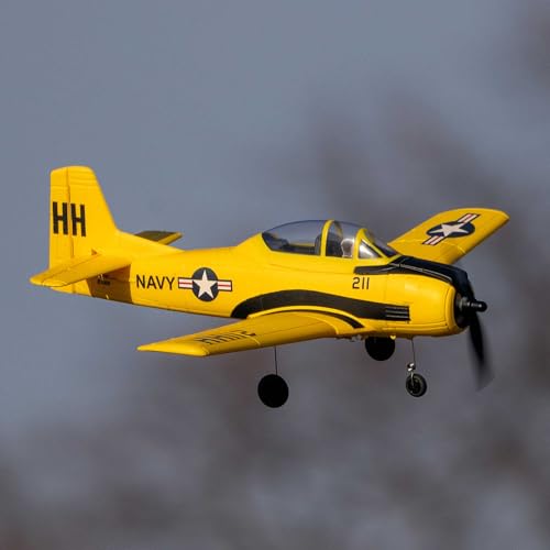 Image of HobbyZone RC Airplane T-28 Trojan 450mm RTF (Everything Needed to Fly is Included) with Safe, HBZ-1228