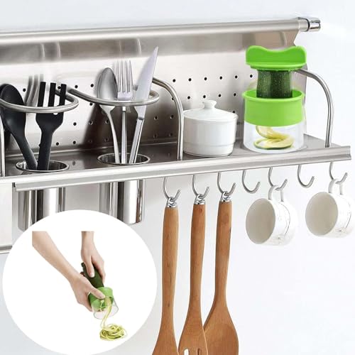 Spiralizer for Sweet Potato, Carrot, Zucchini Pasta, Cucumber and Courgette - UK Vegetable Slicer for Spiral Fries and Onions - Image 4