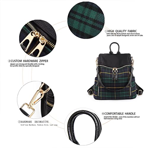 BUKESIYI Donna Borsa Zaino Ecopelle Zainetto Borse...