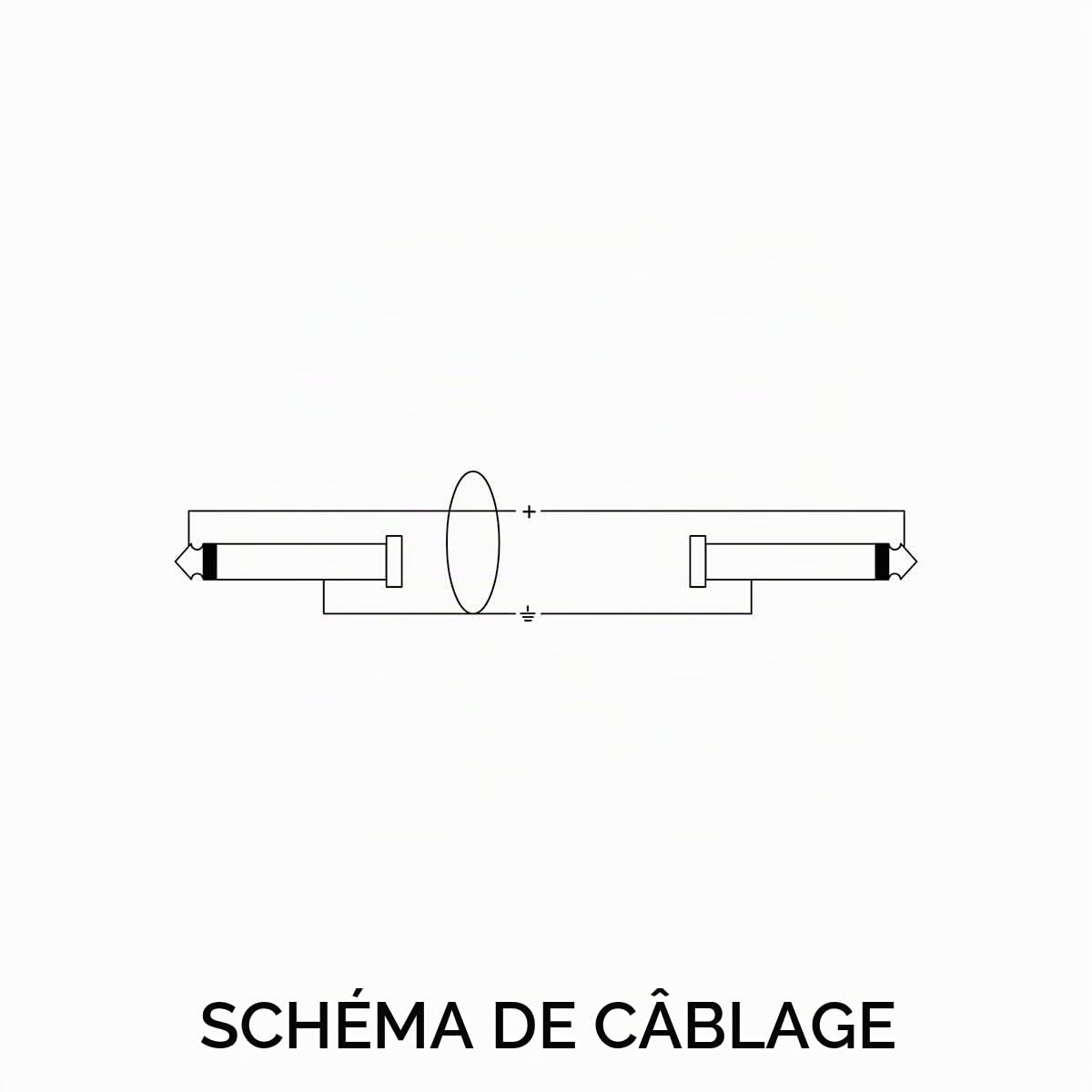 Cordial CSI 3 RP-SILENT câble d'instrument 3 m - Câble pour Instrument