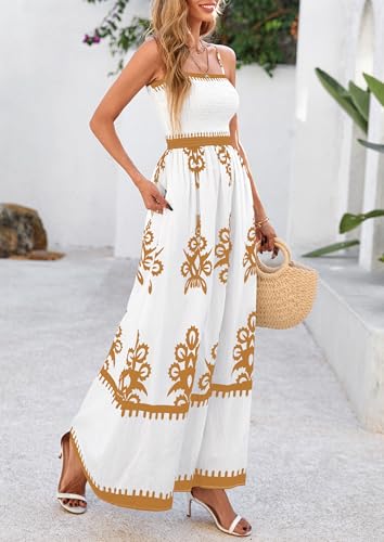Image of PRETTYGARDEN Women's Summer Boho Maxi Dress Floral Sundresses