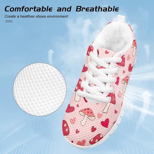 SYtrade Kids Spring Sneakers for Girls Lace-up Running Tennis Shoes White Sole4