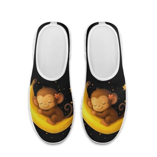 chaqlin Women's Kawaii Print Slip on Shoes Fashion Sneakers Loafers Non Slip Shoes Low Top Casual Shoes