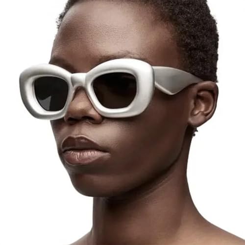 Large Size Cat Eye Sunglasses for Women Fashion Sunshade Mirror Outdoors Thicken Candy Color Eyeglass Uv4004