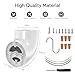 Traufhalterung für Ring Floodlight Cam Wired Pro/Plus, Ring Smart Lighting Floodlight Wired, Blink/Wyze Flood Light Camera V2/Pro und Roku Flood Light Kamera, Weiß