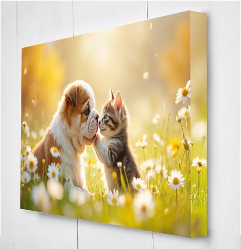 Star Online Personalised Canvas Photo Prints Custom Framed Family & Pet For Men & Home Décor For Living Room (40x50cm (16x20in)