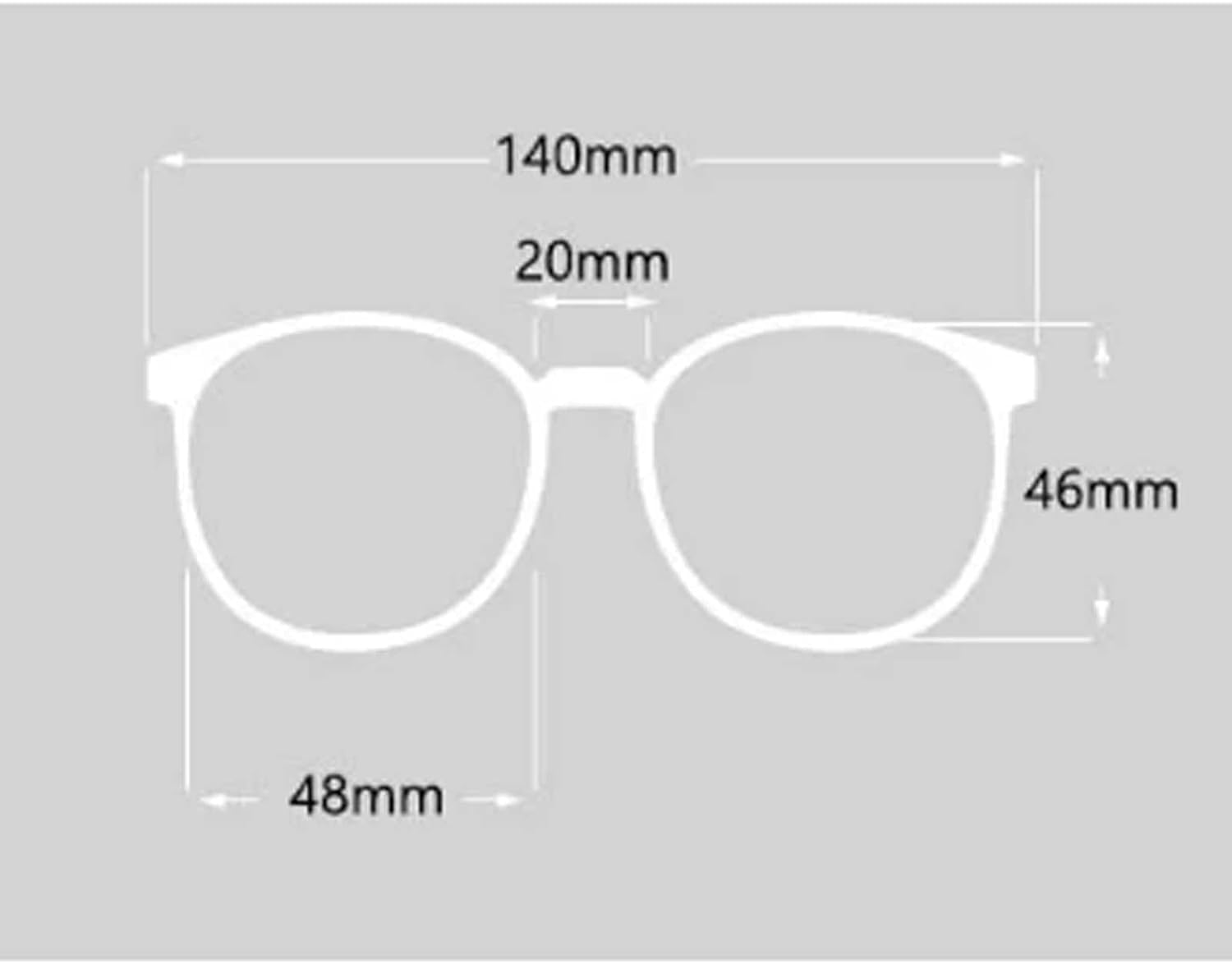 Montature Montature per Occhiali in Acetato Montature per Occhiali Rotonde Eleganti con Lenti Trasparenti Montature per Occhiali Occhiali Ultraleggeri Facili da Indossare Comodo da Indossare