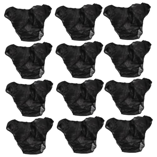 GOOHOCHY 12Pcs Disposable Women Triangle Underpants Skin Friendly Non Woven Briefs for Spa Hotels and Travel Comfortable and Convenient Non Woven Underwear