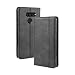 Produktbild LAGUI Kompatible für LG K50S Hülle, Leder Flip Case Schutzhülle für Handy mit Kartenfach Stand und Magnet Funktion als Brieftasche, schwarz
