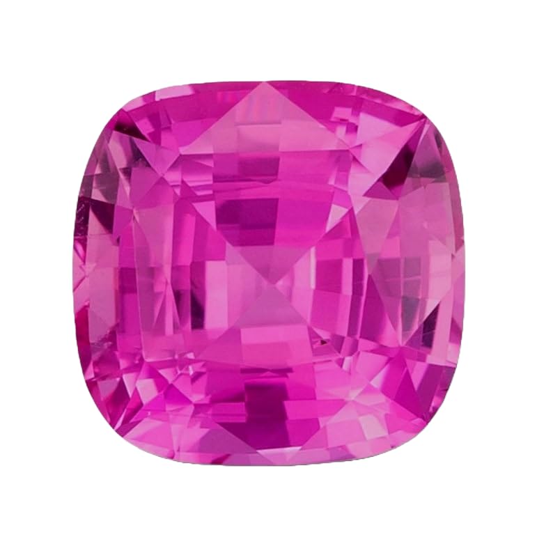 Saphir rose créé en laboratoire 6mm en vrac pour fabrication bijoux collier bague