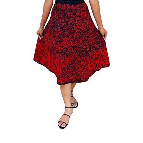 100% Cotton handmade quality Sri Lankan Wax Batik Wrap Around Skirt for Women
