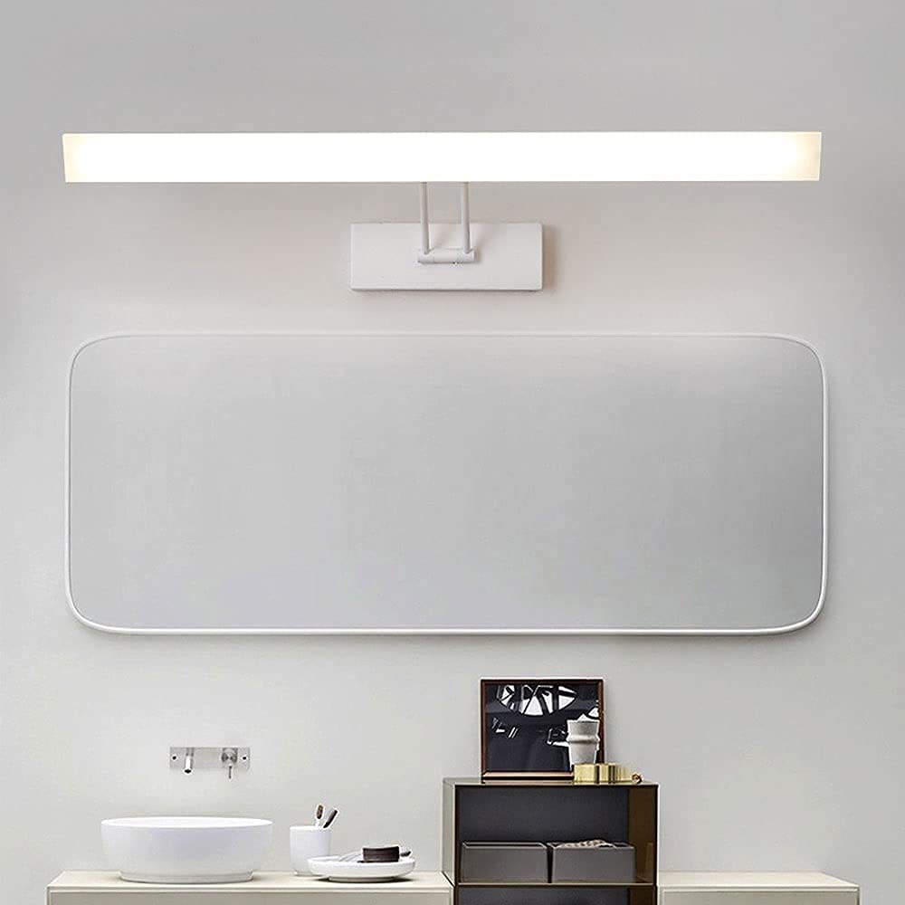 WolFum Spiegelleuchte für Badezimmer, LED-Schminkspiegelleuchte, 8 W, moderne Make-up-Beleuchtung, drehbare Bad-/Schminktisch-Wandleuchte für Toilette, Spiegel, Schrank, Schminktisch, Heimdekoration,