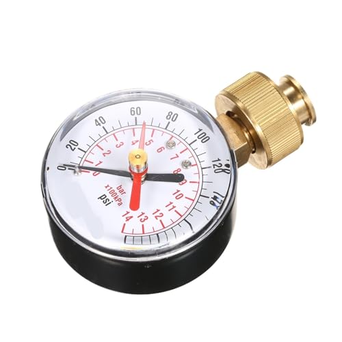 Manomètre de pression d'eau 3/4 filetage femelle cadran 2.5 pouces indicateur plomberie jardin 200 psi
