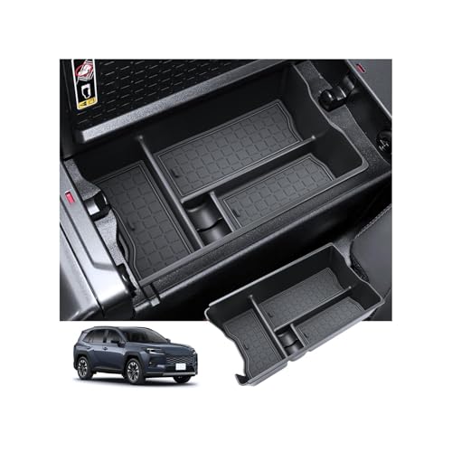 Boîte d'accoudoir RAV 4 2026 antidérapante avec compartiments de stockage pour Toyota