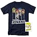 Popfunk Impractical Jokers TruTV Cast T Shirt & Stickers (XX-Large) Navy
