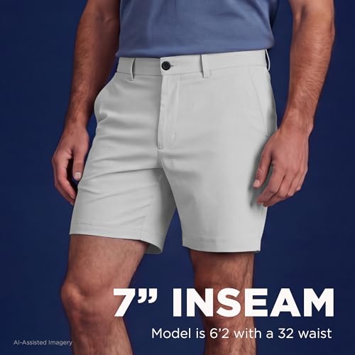 Haggar Men's Sport Travel Performance Short - 7 and 9 Inch Inseams Stone - image 5