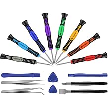 16 in 1 Electronics DIY Precision Screwdriver Set Repair Tool Kit Compatible Smartphone Repair, iPad, Computers, Laptops