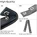 Tactical Molle Strap 4 inch, Molle Webbing Straps Molle Panel Attachments, Military Molle Accessories Snap Strap for Backpack, Outdoor Molle Straps with Snaps Nylon Molle Clips and Straps (8, Black)