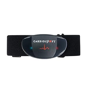 Cardiosport TP5D Heart Rate Monitor Chest Strap for Running, Cycling: Dual Bluetooth & ANT+ Compatible with Zwift, Garmin, Strava, Wahoo, Polar, Rouvy, Peloton App