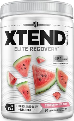 4 Best Recovery Tools to Recover Efficiently Xtend Original BCAA Powder, Zero Sugar, Watermelon Explosion, 30 Serv