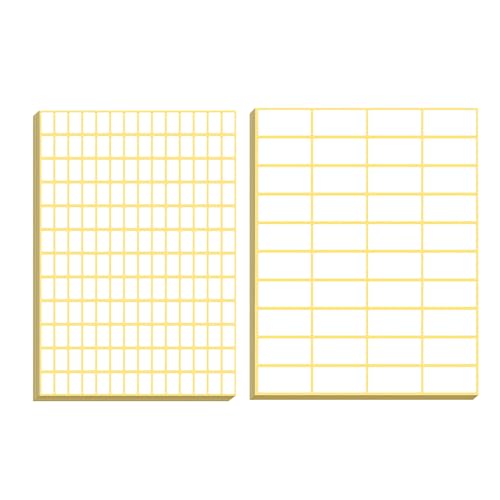 3540 Stück Etiketten Selbstklebend, Kleine Klebeetiketten zum Beschriften, Abnehmbare Klebrige Preisschilder Aufkleber Leere Etiketten Universal Preisetiketten für Flaschen Aktenordner Küche 2 Größen