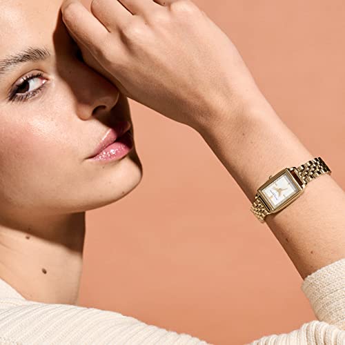 Image of Olivia Burton Rectangular Women's Watch - 25.5mm, 3H Quartz Movement, Stainless Steel, Water Resistant 30M (3ATM)